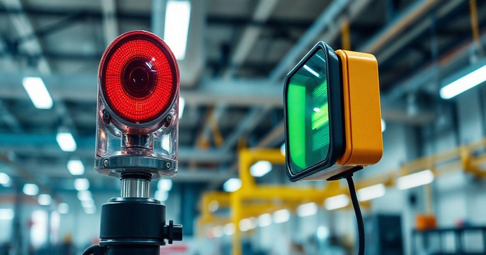 Sinalizador Sonoro e Visual: Seguran&ccedil;a Eficiente