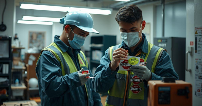 Adesivos de seguran&ccedil;a s&atilde;o essenciais para prote&ccedil;&atilde;o e preven&ccedil;&atilde;o de acidentes em ambientes diversos