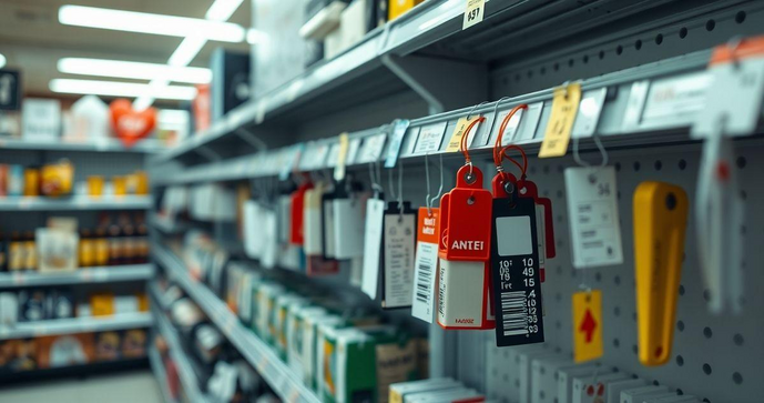 Como Escolher a Etiqueta de Alarme Antifurto Ideal para seu Neg&oacute;cio