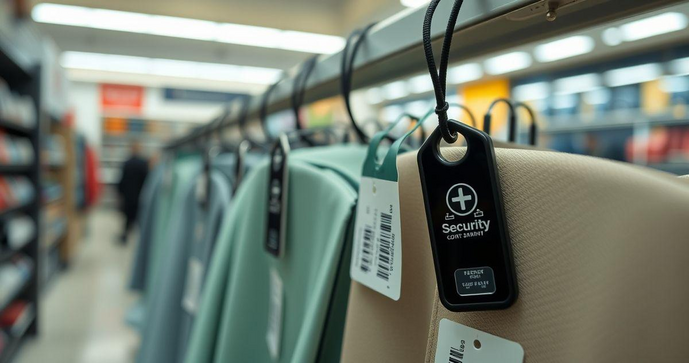 Tag anti furto eficiente para proteção de produtos