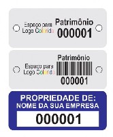 Plaquetas de alumínio para identificação