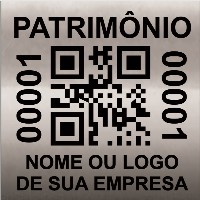 Plaquinha de patrimônio