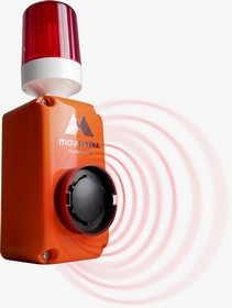 alarme visual e sonoro